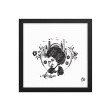 Load image into Gallery viewer, afrodeziac mono print - framed wall art