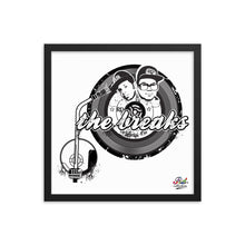 Load image into Gallery viewer, the breaks mono print - framed wall art