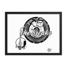 Load image into Gallery viewer, the breaks mono print - framed wall art