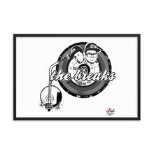 Load image into Gallery viewer, the breaks mono print - framed wall art